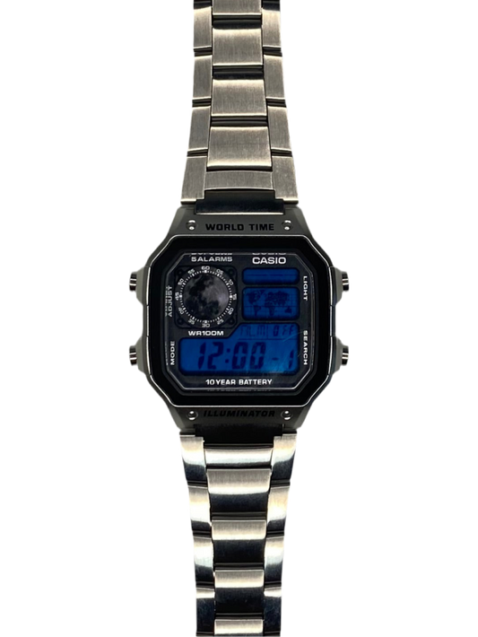 Casio AE-1200 Royale Mod "Blue Moon" Planet Watch