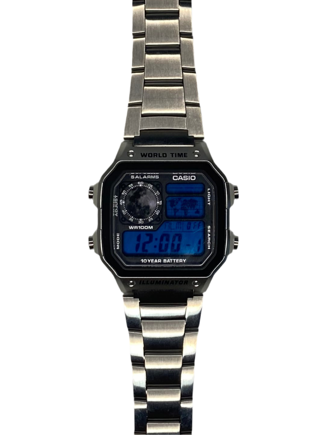 "Blue Moon" Royale Watch Stainless Steel Strap