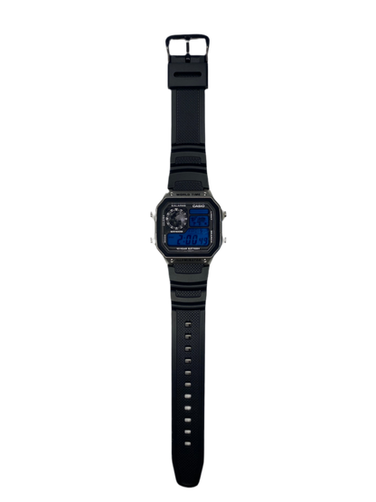 "Blue Moon" Planet Royale Watch Black Strap