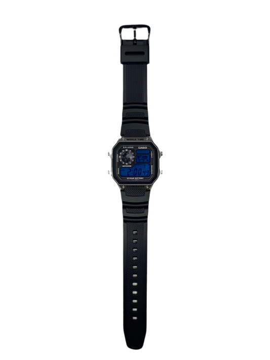 "Blue Moon" Planet Royale Watch Black Strap