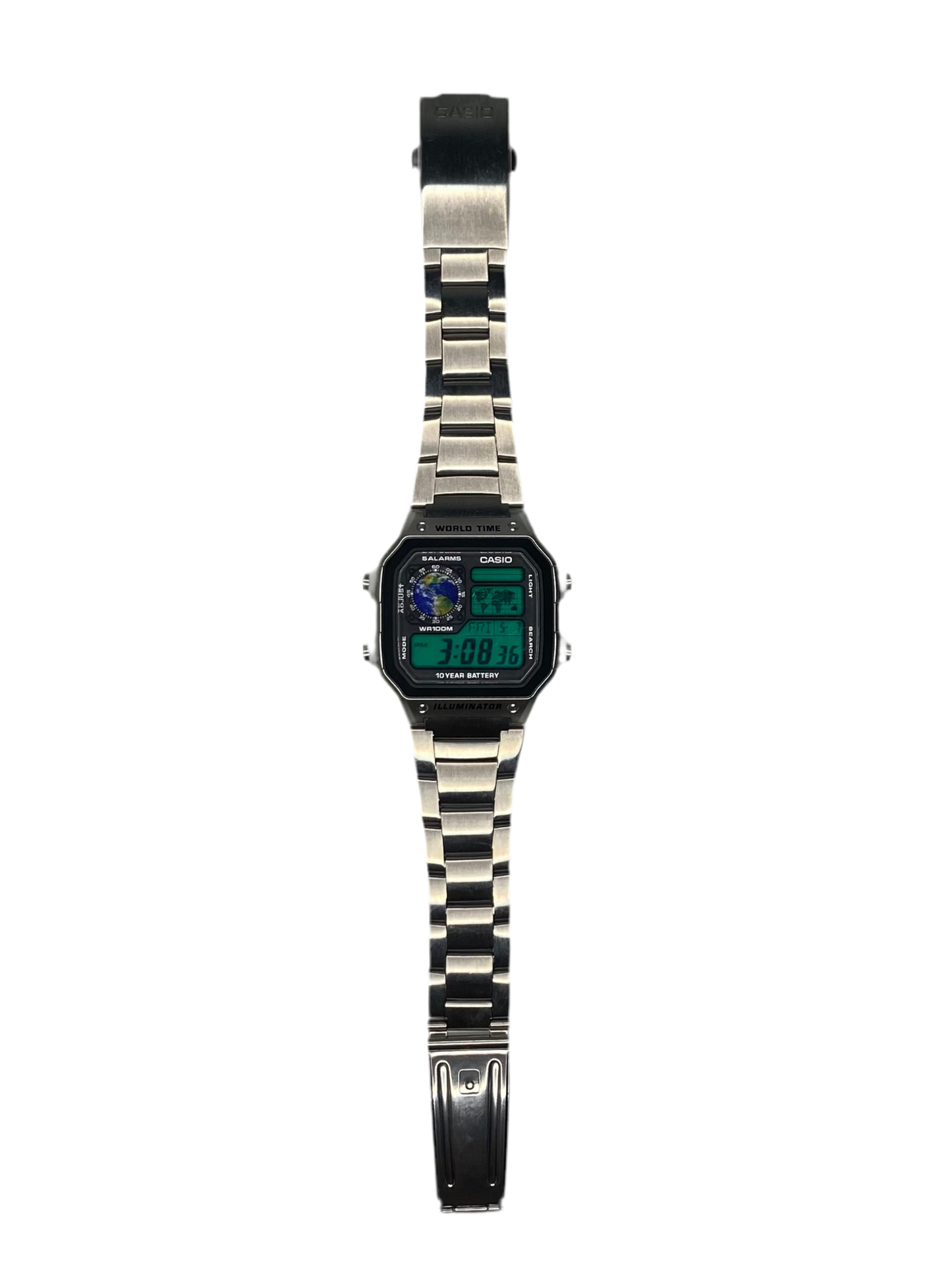 "Earth" Planet Royale Watch Stainless Steel Strap