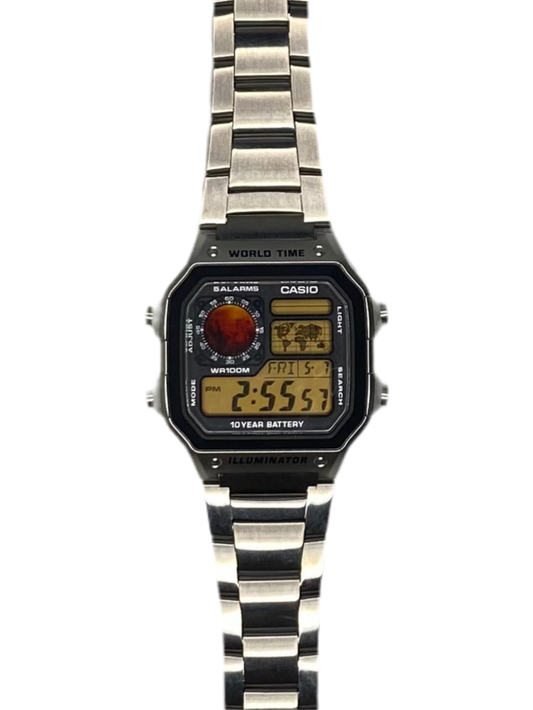 "Mars" Planet Royale Watch Stainless Steel Strap